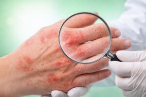 اگزمای دست (درماتیت دست) - بررسی التهاب و خشکی پوست در کلینیک دکتر محمدحسن شاهوردی