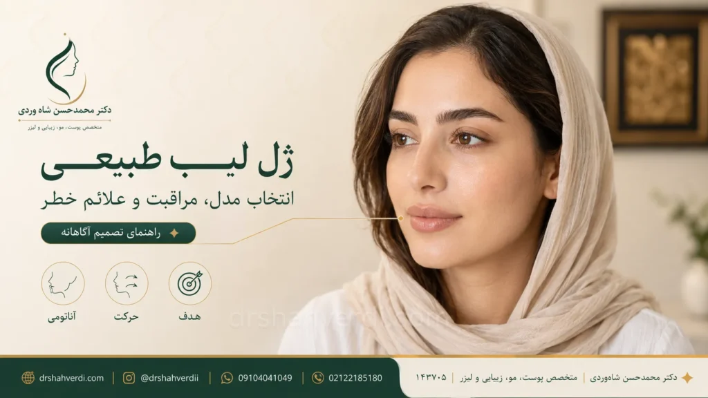 تصویر مقاله فیلر لب طبیعی؛ انتخاب فرم متعادل و مراقبت پس از تزریق