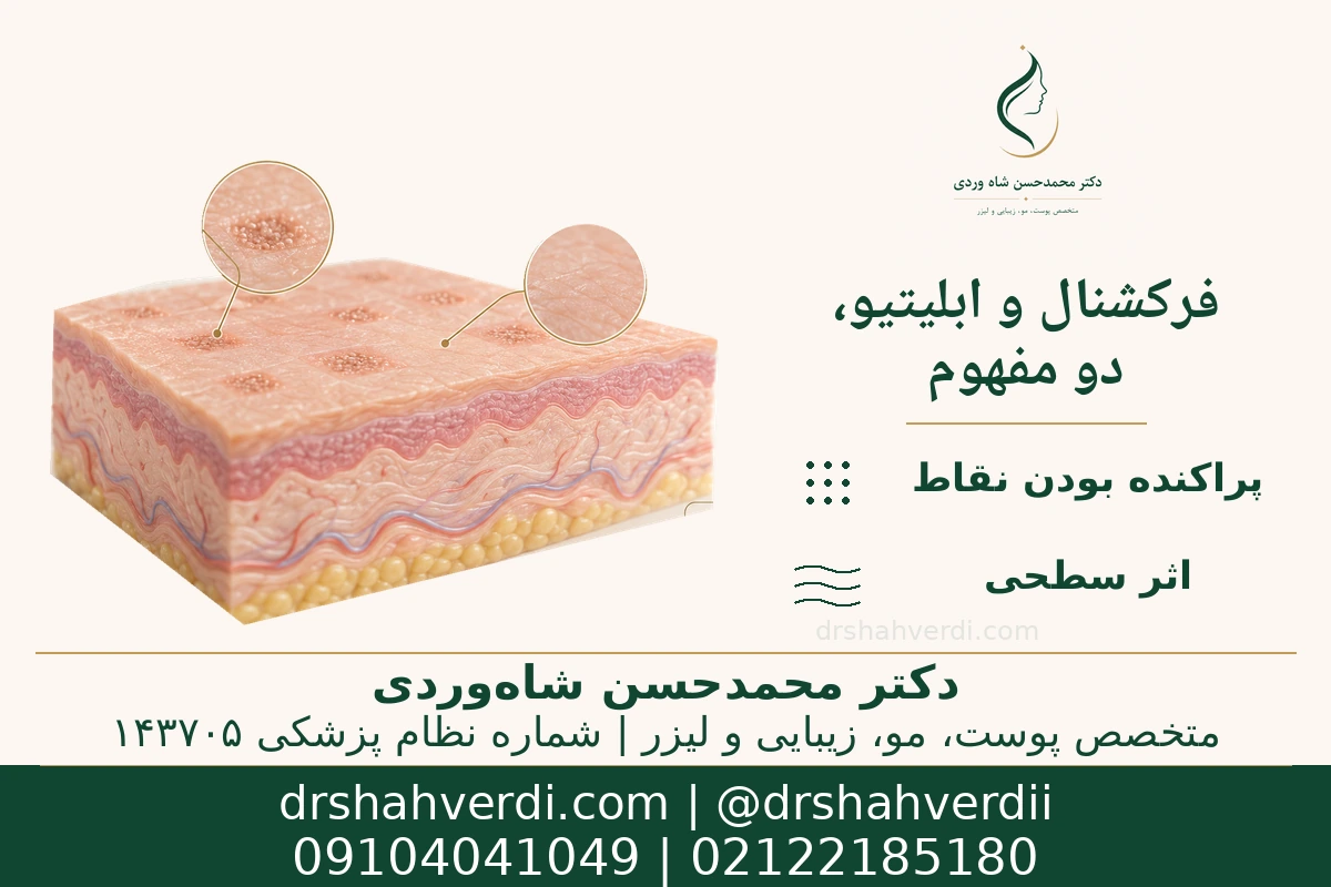 تفاوت مفاهیم فرکشنال و ابلیتیو در بازسازی پوست