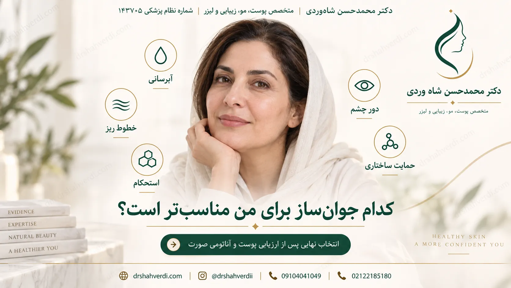 برنامه‌ریزی درمان ترکیبی جوان‌سازی صورت