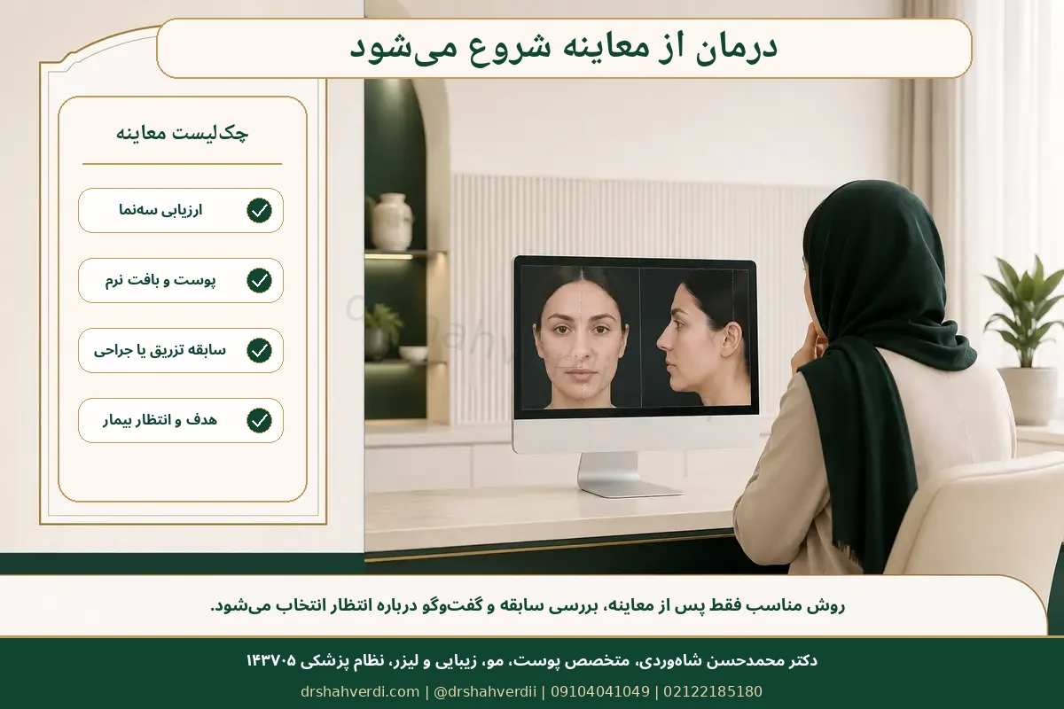 مشاوره تخصصی جوان‌سازی و اصلاح فرم بینی با دکتر محمدحسن شاه وردی