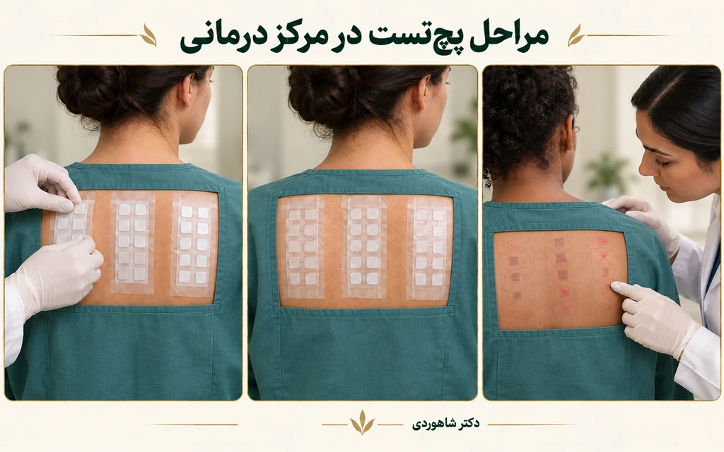 تصویر مقاله پچ‌تست حساسیت تماسی؛ آمادگی، مراحل و معنی نتیجه