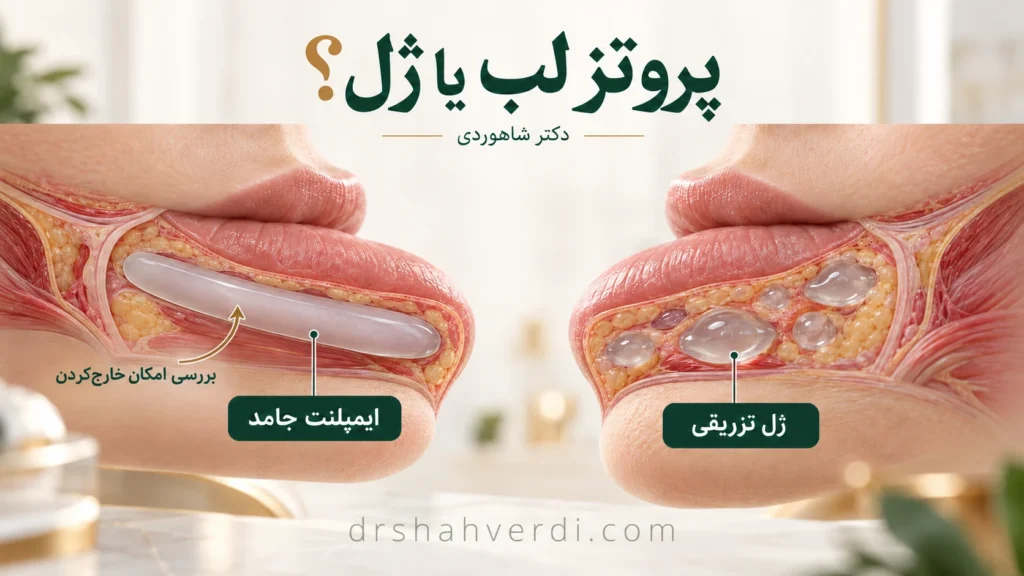تصویر مقاله پروتز و ایمپلنت لب؛ تفاوت با ژل، ماندگاری و امکان خارج‌کردن