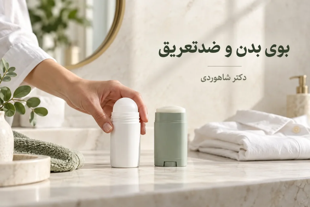 تصویر مقاله بوی بدن، دئودورانت و ضدتعریق؛ تفاوت محصول و زمان بررسی پزشکی