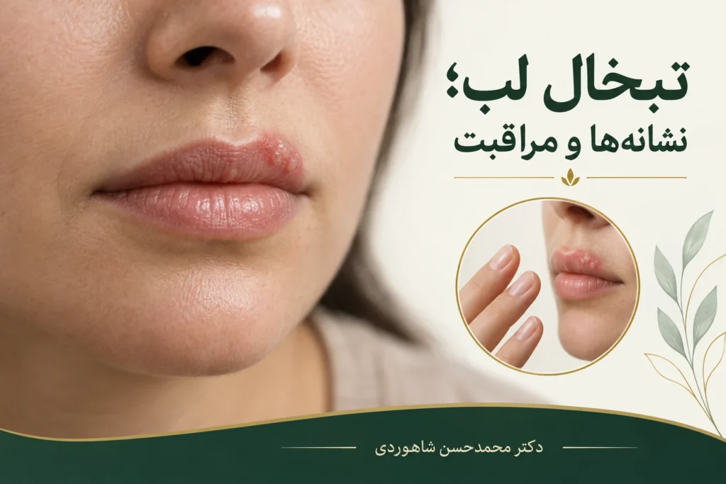تصویر مقاله تبخال لب؛ علت عود، راه انتقال، مراقبت و زمان مراجعه