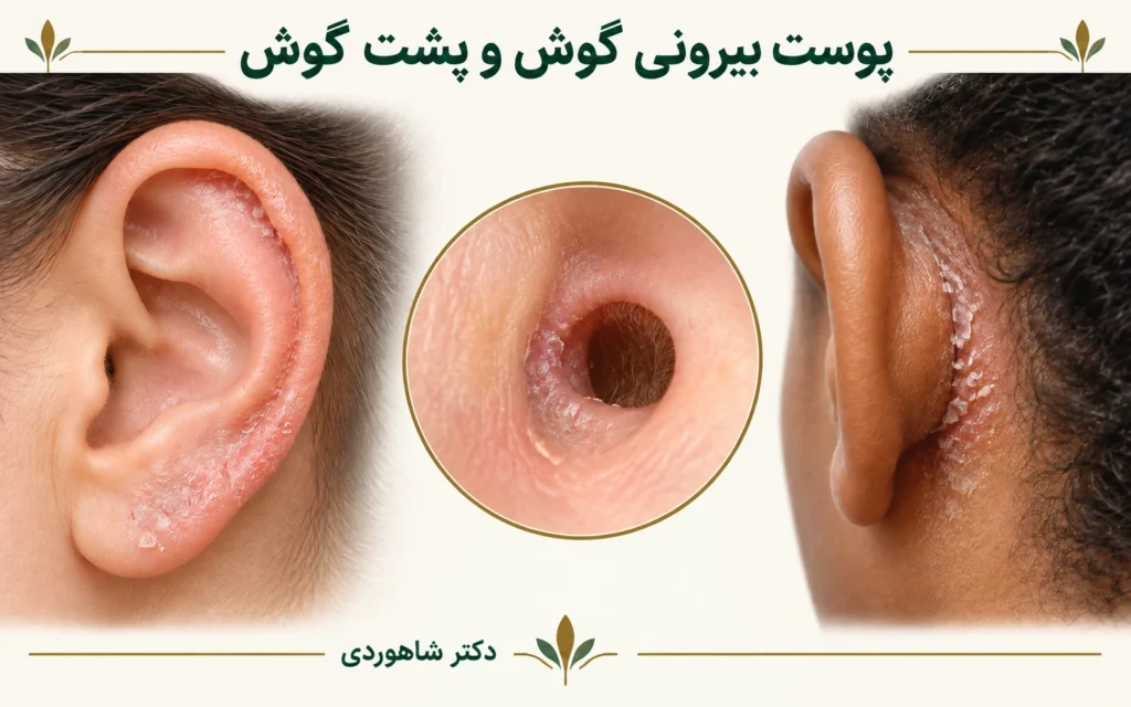 تصویر مقاله خارش و پوسته‌ریزی گوش و پشت گوش