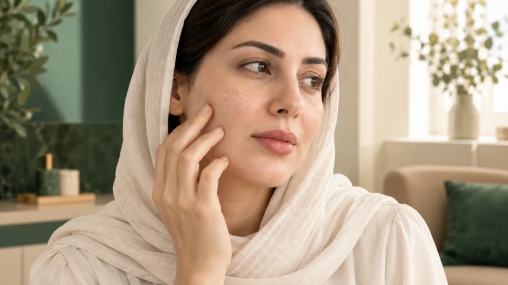 تصویر مقاله خارش صورت؛ علتها، مراقبت از پوست و زمان مراجعه