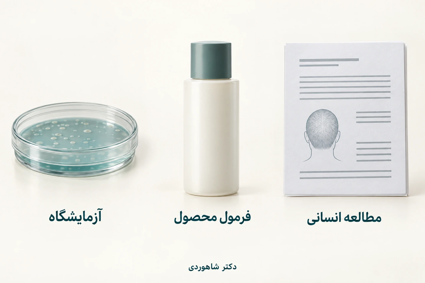 تفکیک مطالعه آزمایشگاهی، فرمول محصول و نتیجه انسانی