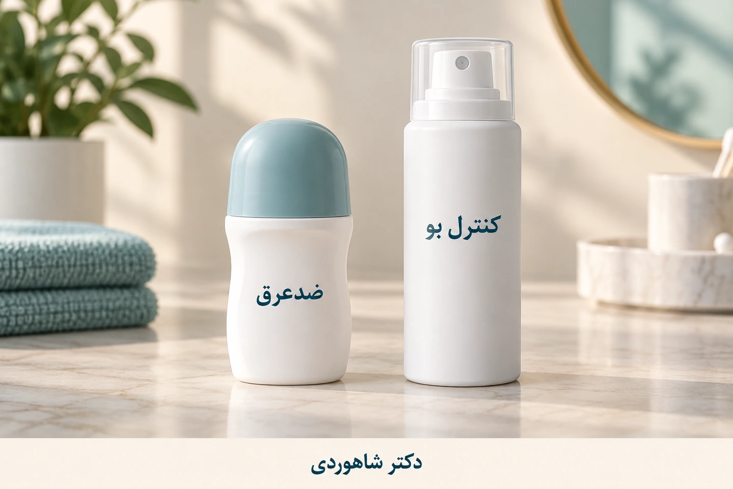 دو محصول دربسته با برچسب ضدعرق و کنترل بو