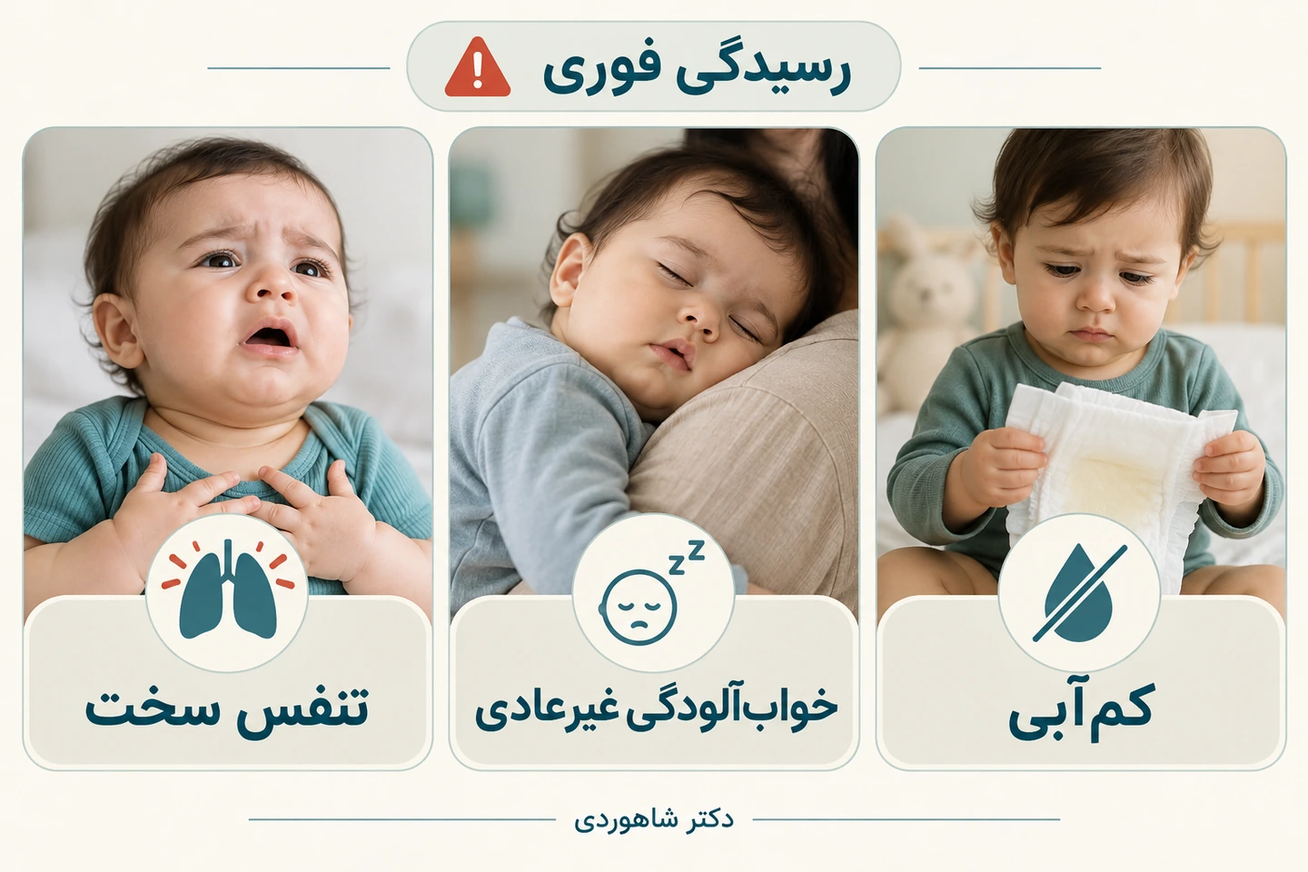 نشانههای نیازمند رسیدگی فوری در کودک