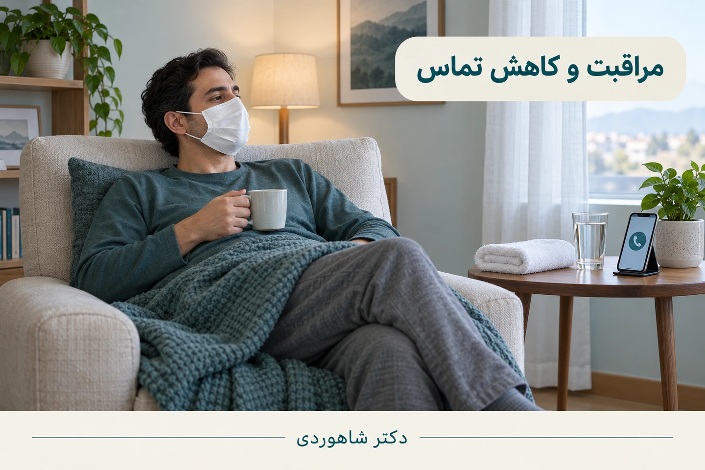 مراقبت از پوست و کاهش تماس در دوره بیماری