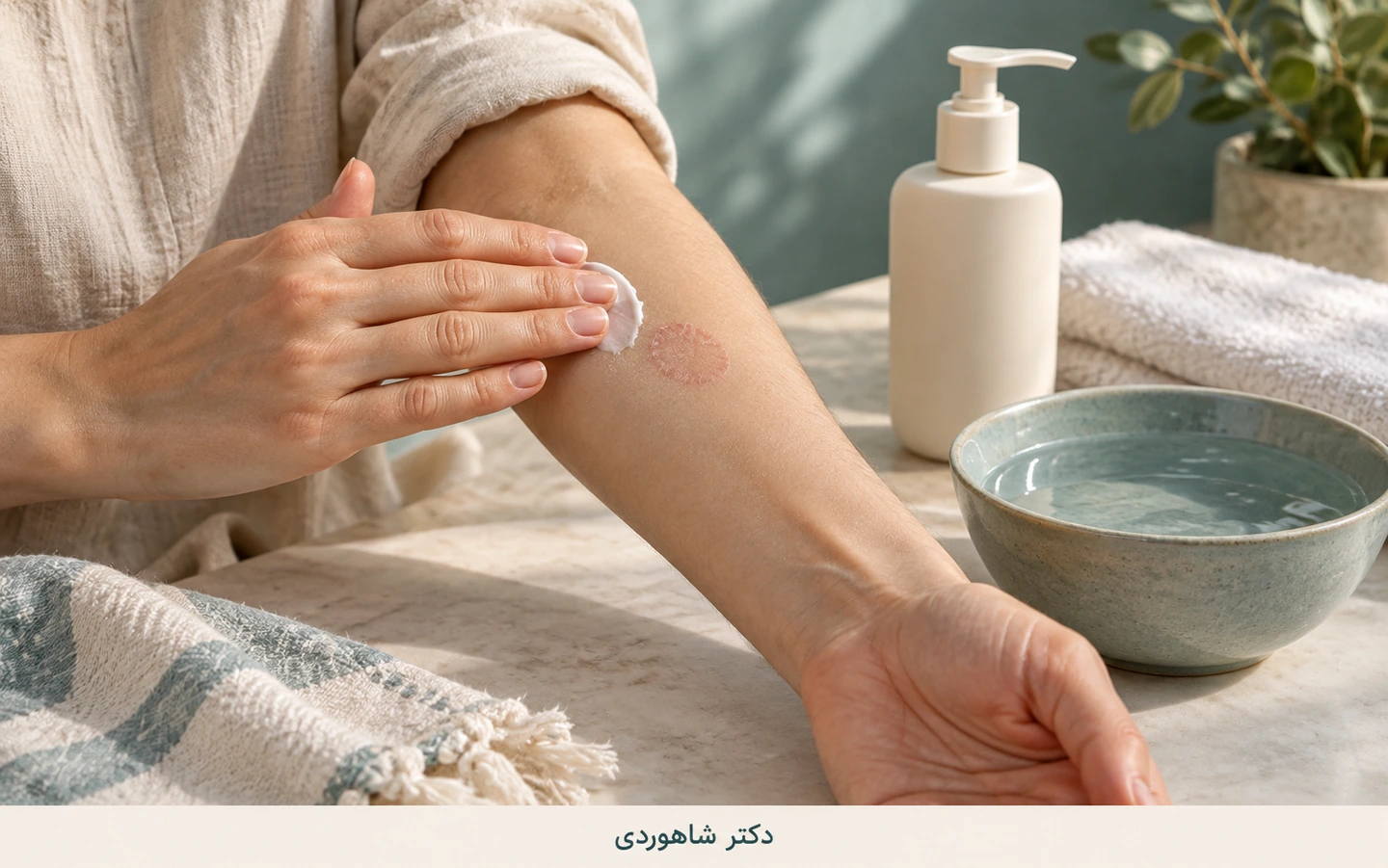 مرطوبکننده بدون عطر، لباس نخی و مراقبت ملایم از پوست