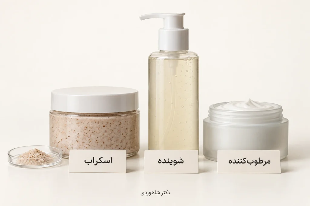 تصویر مقاله اسکراب صورت و بدن؛ چه زمانی مفید است و چه زمانی پوست را تحریک میکند؟