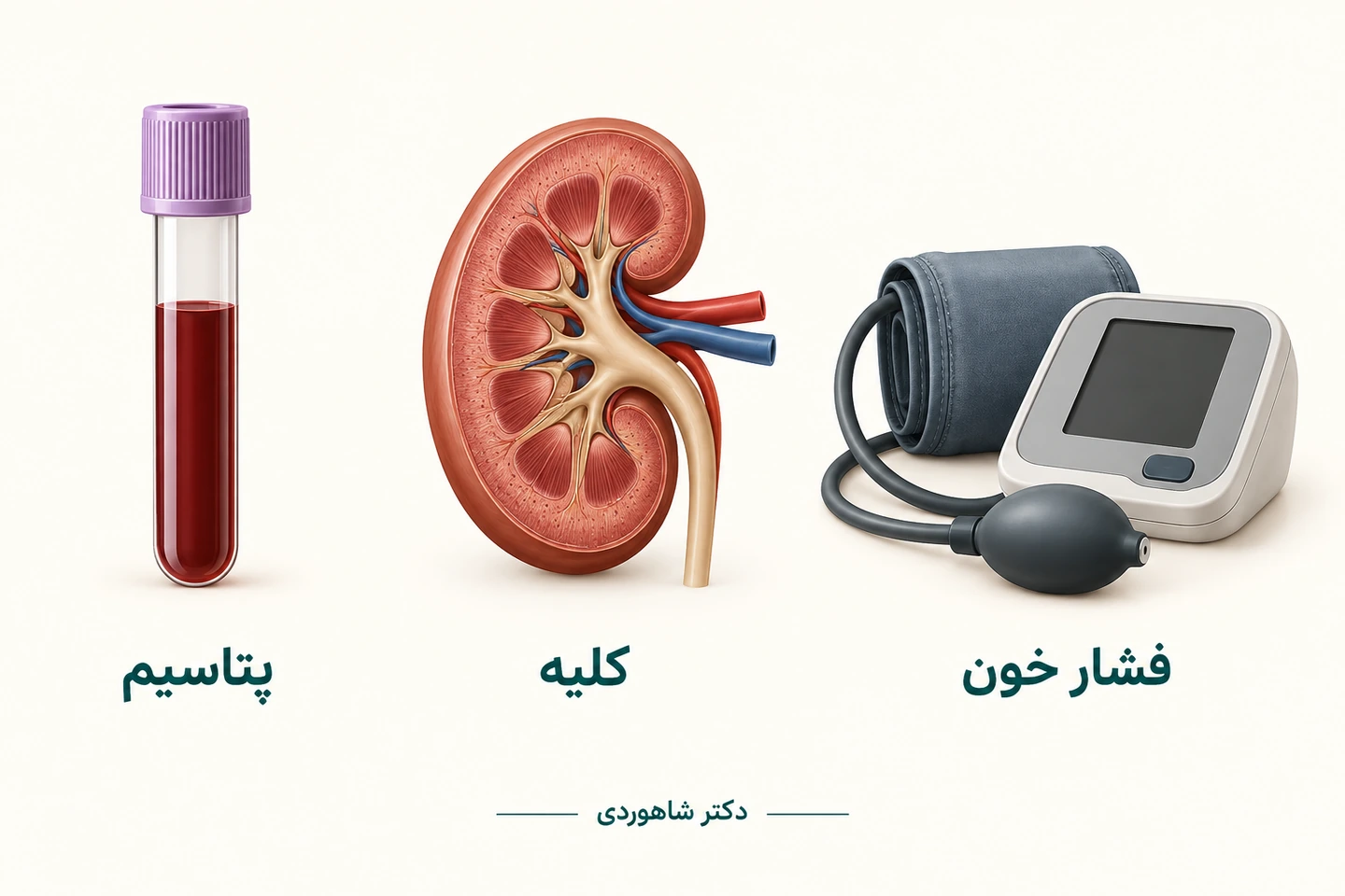 بررسی پتاسیم، کلیه و فشار خون