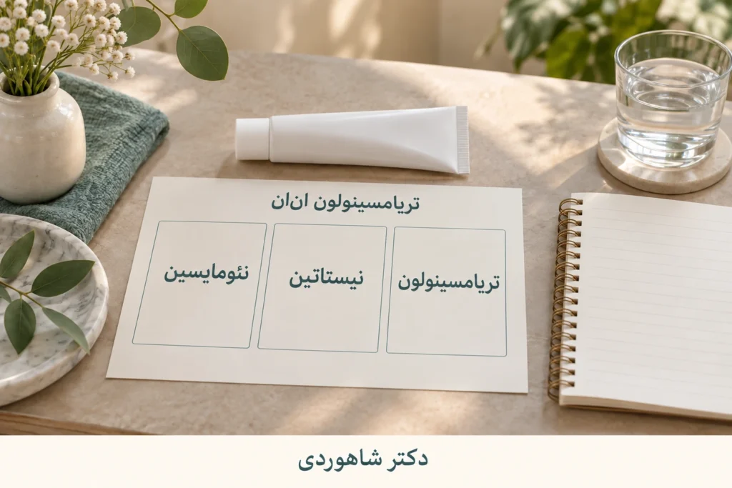 تصویر مقاله پماد تریامسینولون انان؛ ترکیبات، کاربرد درست و عوارض پوستی