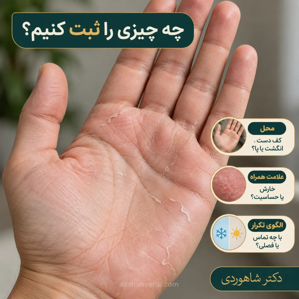 تصویر مقاله پوست‌اندازی مکرر کف دست؛ کراتولیز اکسفولیاتیوا