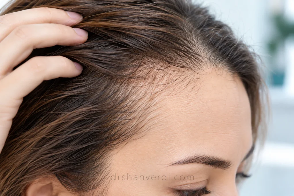 تصویر مقاله عقب‌رفتن خط رویش همراه ریزش ابرو؛ آلوپسی فیبروزان فرونتال چیست؟