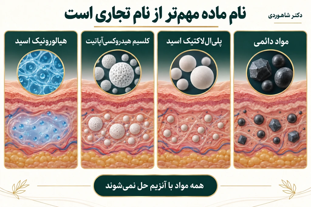 تصویر مقاله تخلیه فیلر با هیالورونیداز؛ کدام مواد قابل حل‌اند؟