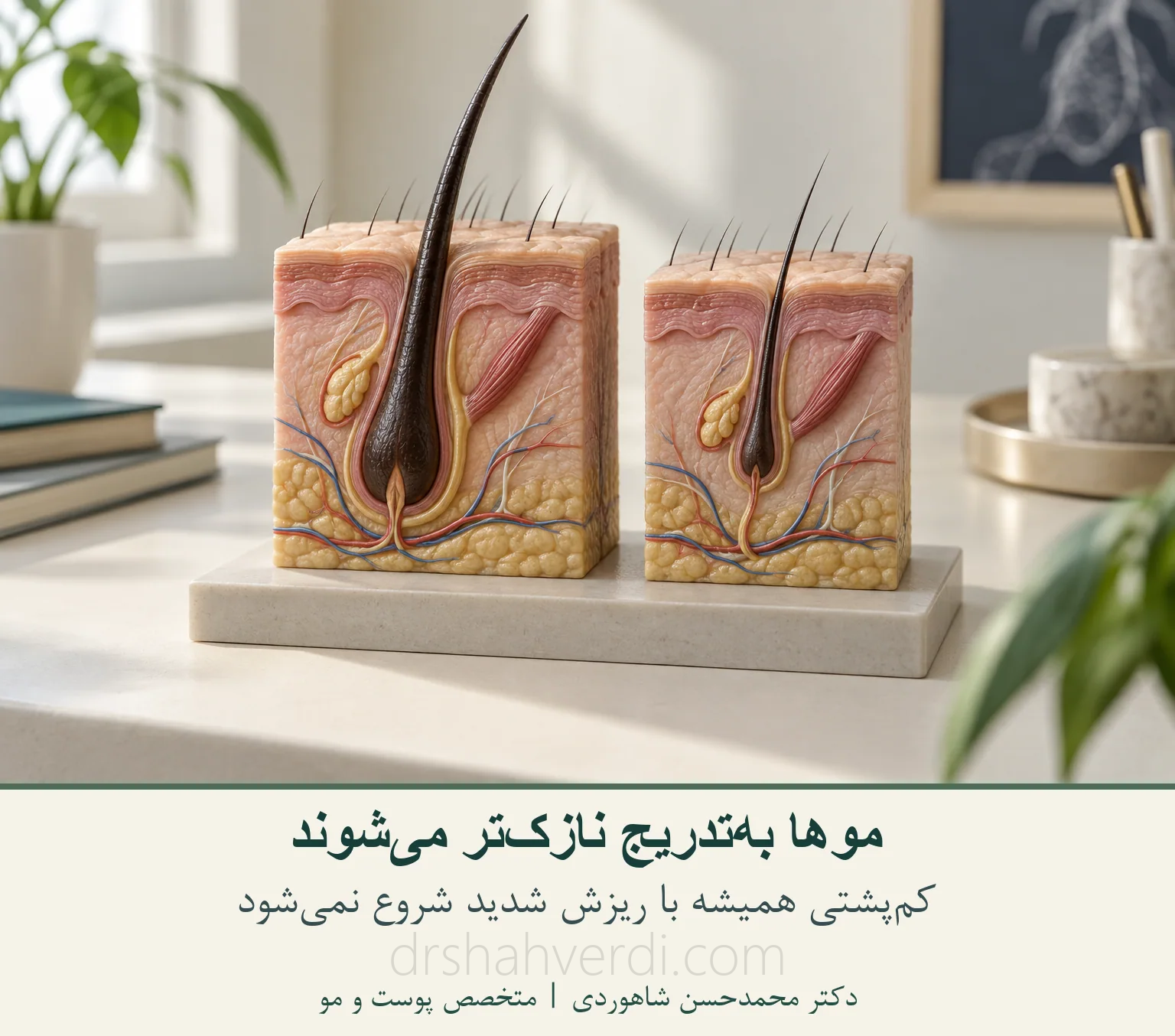 فولیکول و نازک‌شدن تار مو