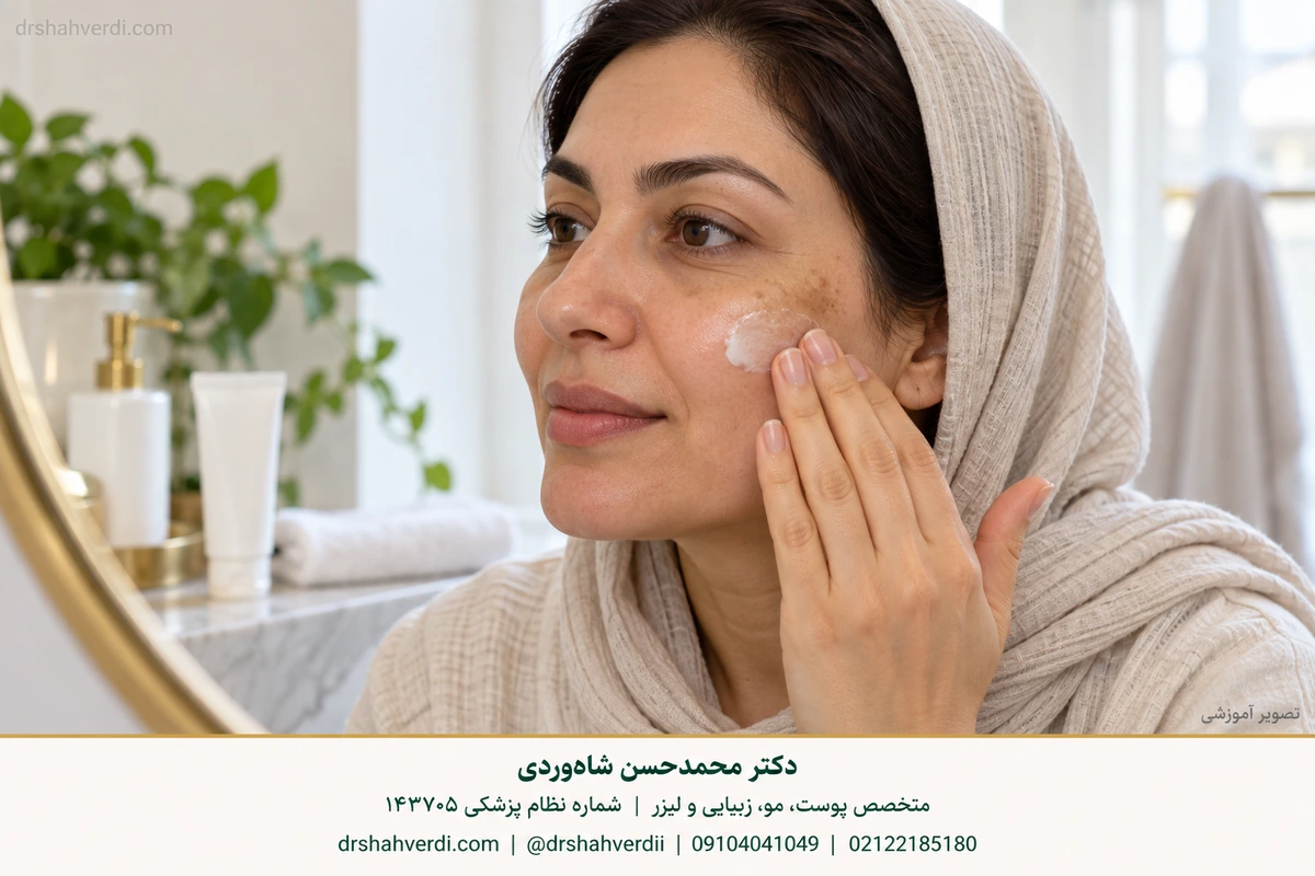 استفاده ملایم از مرطوبکننده