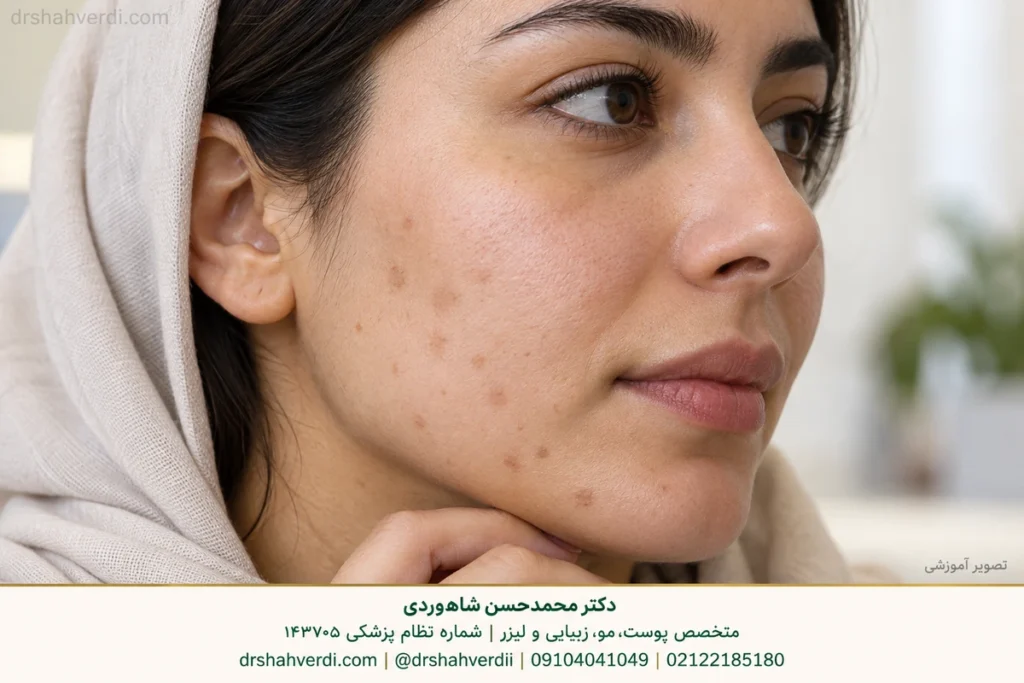تصویر مقاله لک پس از التهاب؛ نقش جوش و اگزما و تفاوت با ملاسما