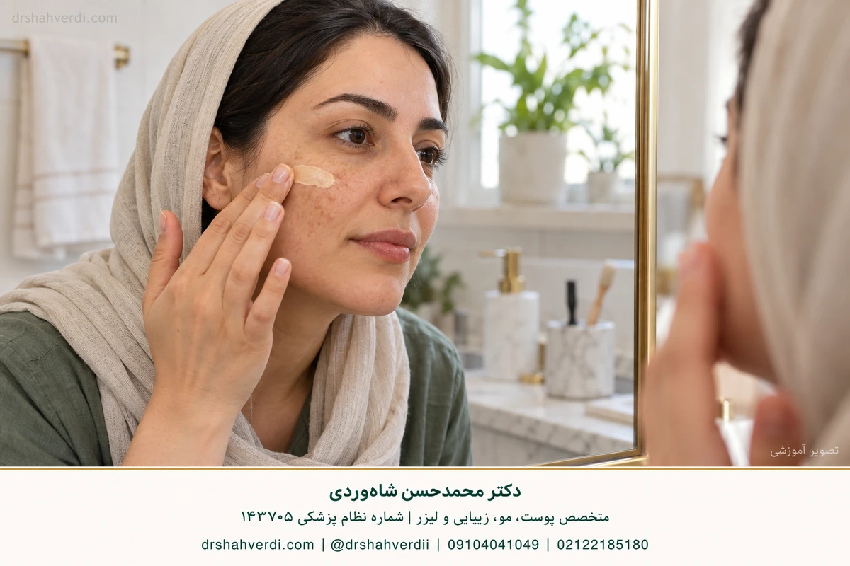 استفاده از ضدآفتاب رنگی