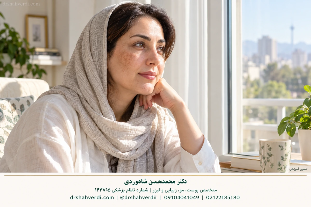 نور روز در کنار پنجره